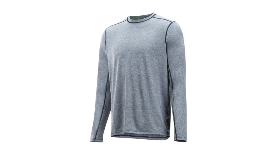 ExOfficio Sol Cool Sun Crew Long Sleeve, Navy, L, 10113127-5600-L