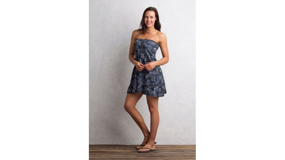 ExOfficio Wanderlux Print Tank Dress - Womens, Carbon, Medium, 20612810-9703-M