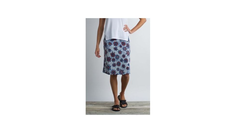 ExOfficio Wanderlux Short Skirt Women's, Tile Print, M 20623079-7246_M