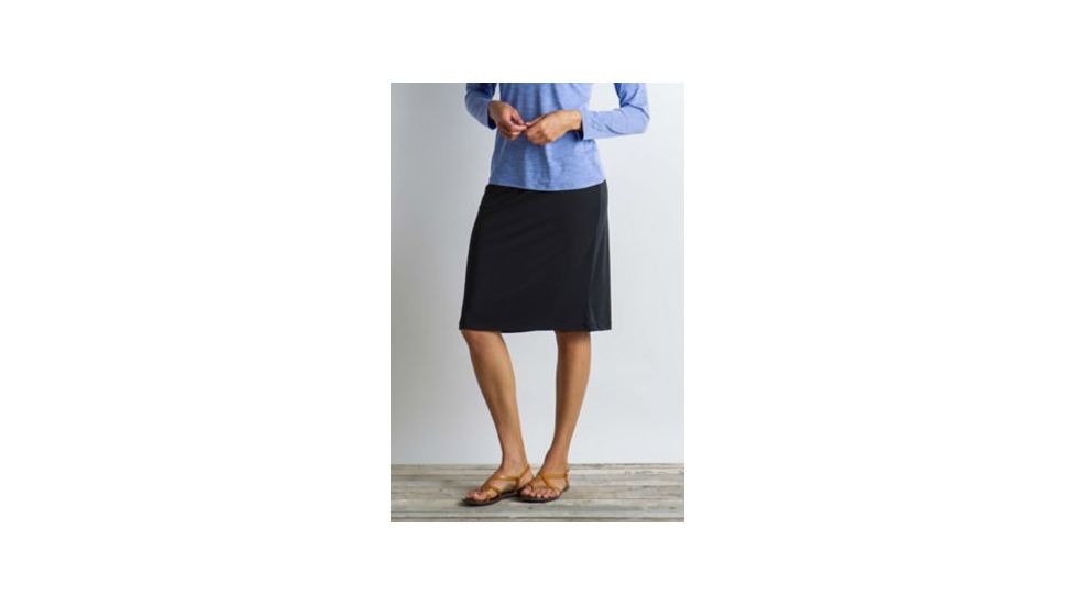 ExOfficio Wanderlux Short Skirt Women's, Black, S 20623079-9999_S