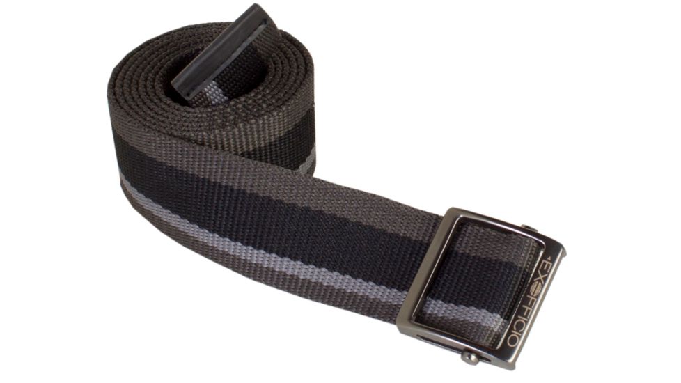 ExOfficio Web Belt - Mens -Black Stripe-One Size