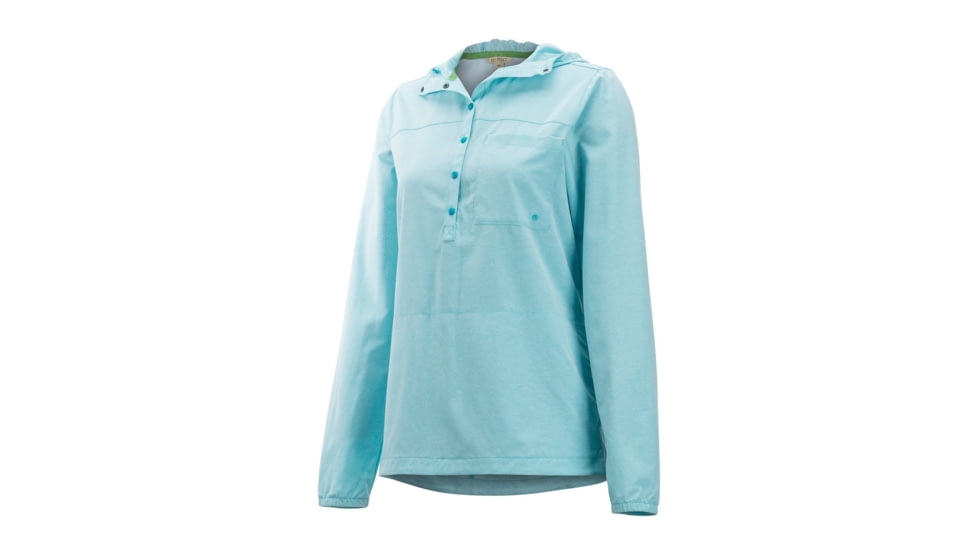 ExOfficio Wimico Hoody - Women's, Algiers Blue Heather, XS, 20013317-5124-XS
