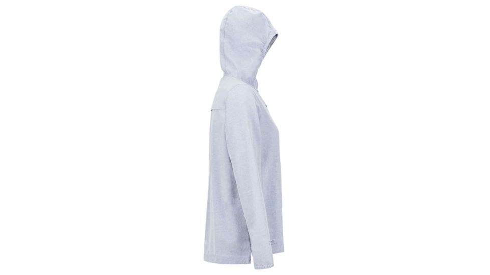 ExOfficio Wimico Hoody - Women's, Blue Heron Heather, S, 20013317-5153-S