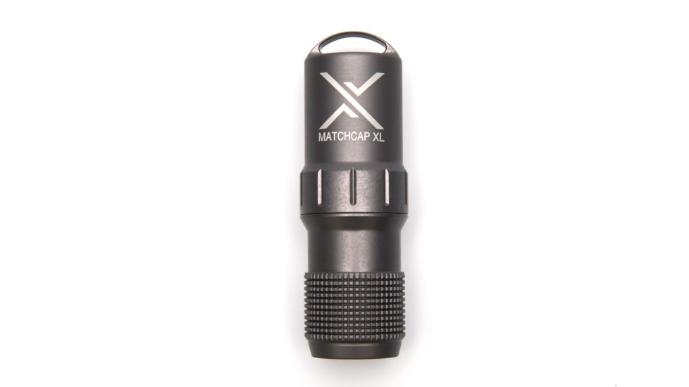 Exotac MATCHCAP XL Firestarter, Gunmetal 004100-GUN