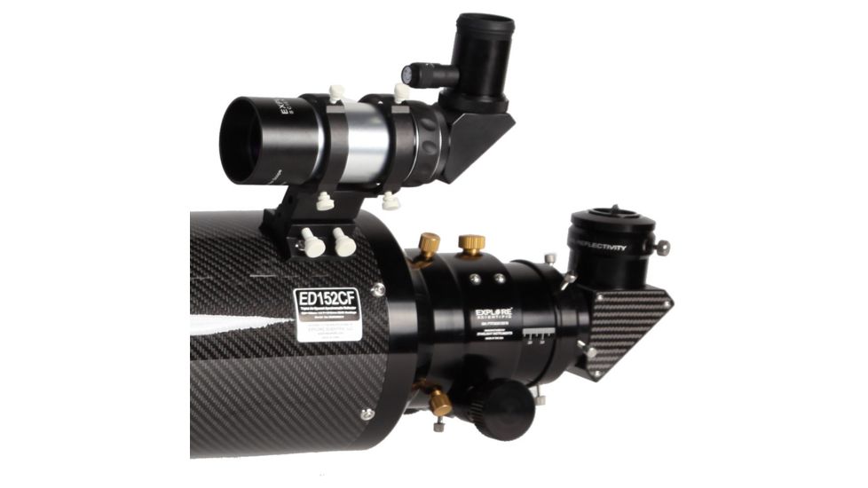 Explore Scientific ED 152mm Carbon Fiber Edition f/8 Air-Spaced Apochromatic Triplet Refractor Telescope,TED15208CF-HEX33