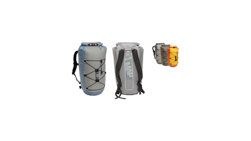 Exped Cloudburst 15 Dry Bags-Terracotta/Yellow