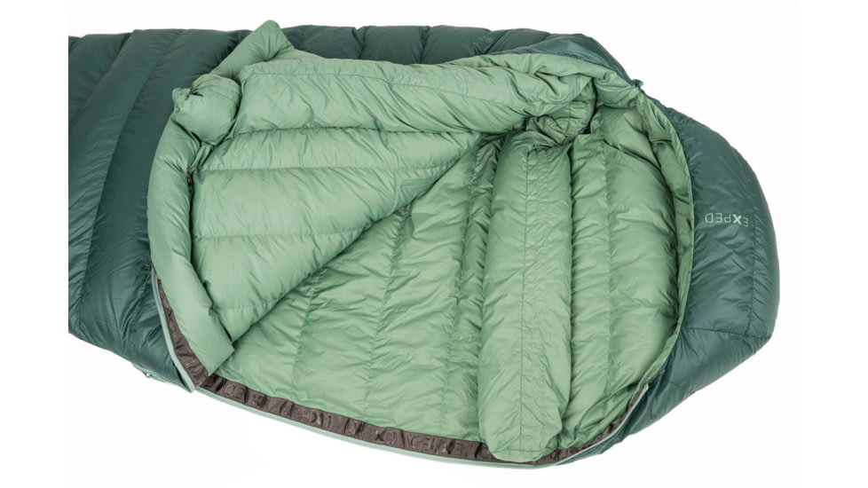 Exped Comfort -10C 15F Sleeping Bag, Left, Cypress, Medium, 7640277842755