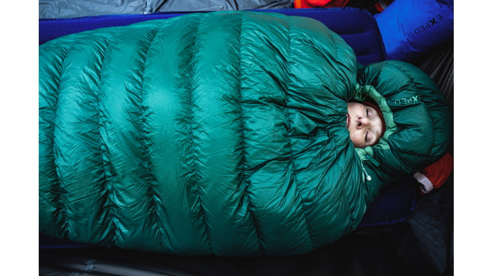 Exped Comfort -10C 15F Sleeping Bag, Left, Cypress, Medium, 7640277842755