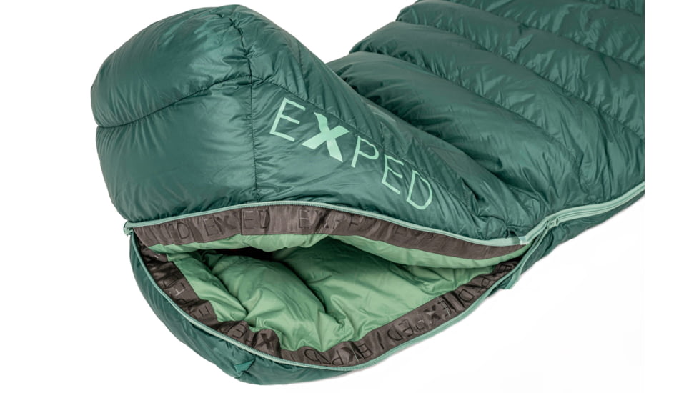 Exped Comfort -10C 15F Sleeping Bag, Left, Cypress, Medium, 7640277842755