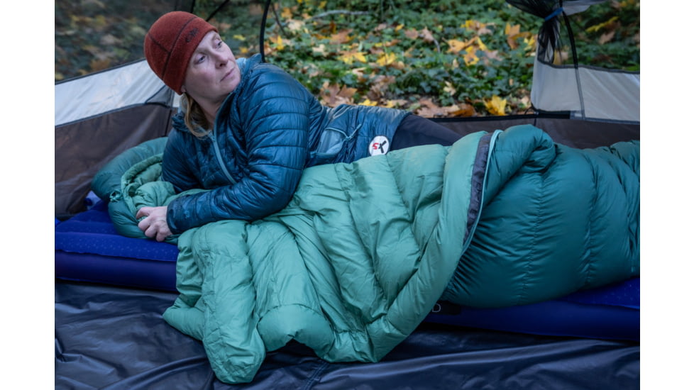 Exped Comfort -10C 15F Sleeping Bag, Left, Cypress, Medium, 7640277842755