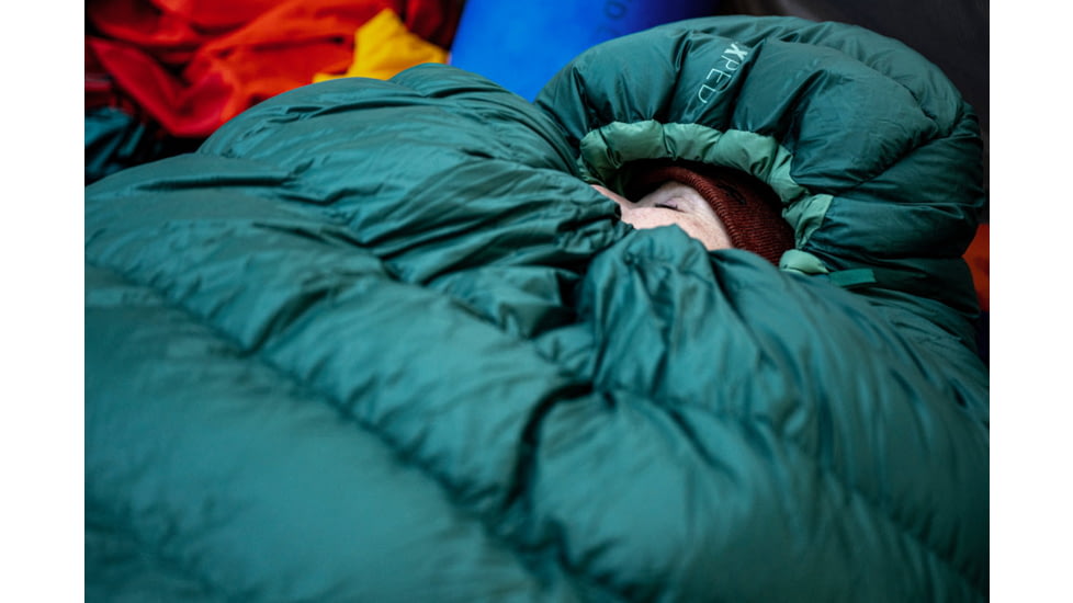 Exped Comfort -10C 15F Sleeping Bag, Left, Cypress, Medium, 7640277842755