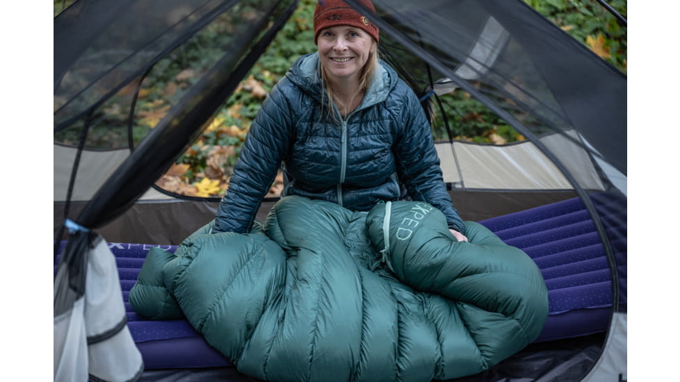Exped Comfort -10C 15F Sleeping Bag, Left, Cypress, Medium, 7640277842755