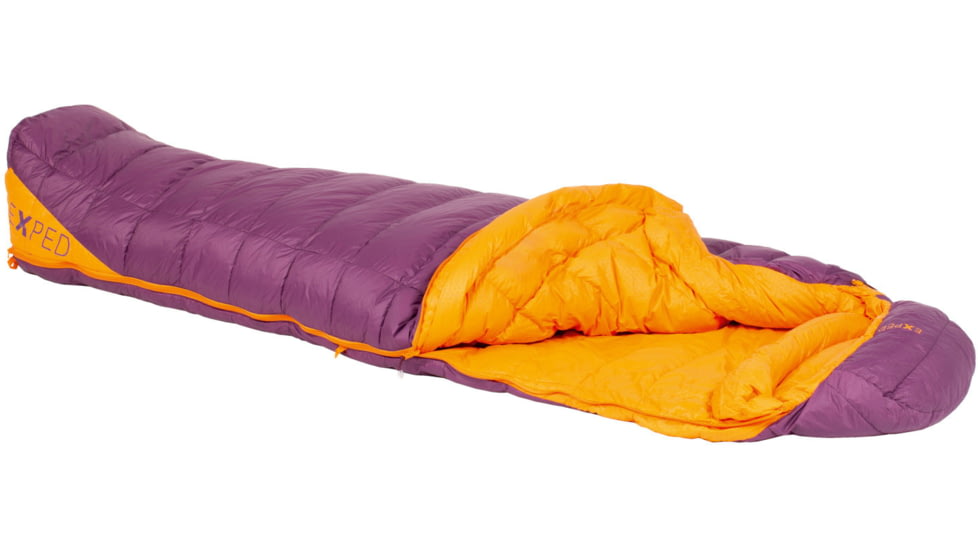 Exped Comfort -5C/23F Sleeping Bag, Right Zip - Womens, Dark Violet, Small, 7640171997162