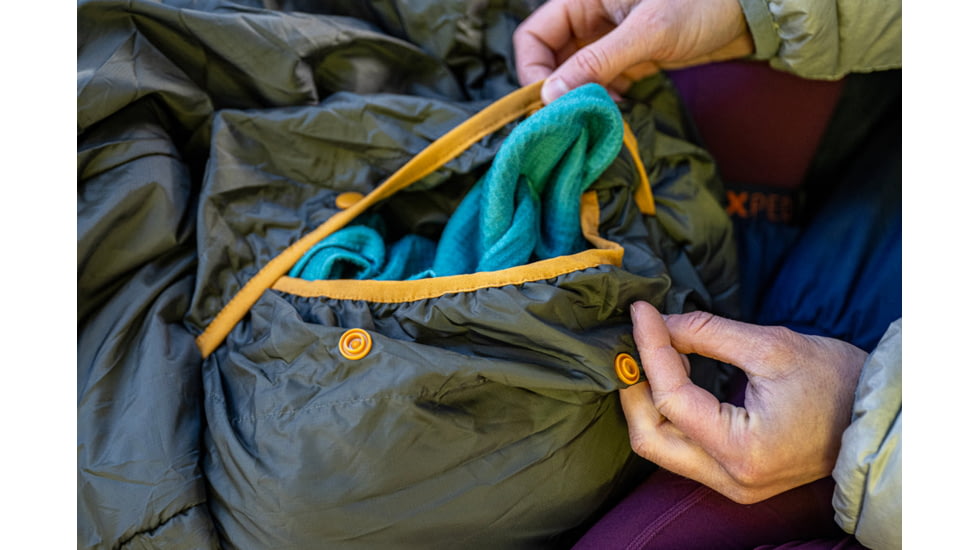 Exped Deepsleep -5C 20F Sleeping Bag, Left, Burgundy, Medium, 7640277846241