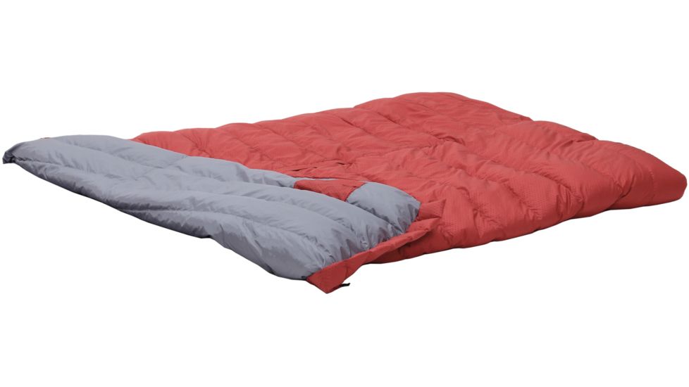 Exped DeepSleep Duo 400 Plus Sleeping Bag 700 Duck Down-Red-Medium