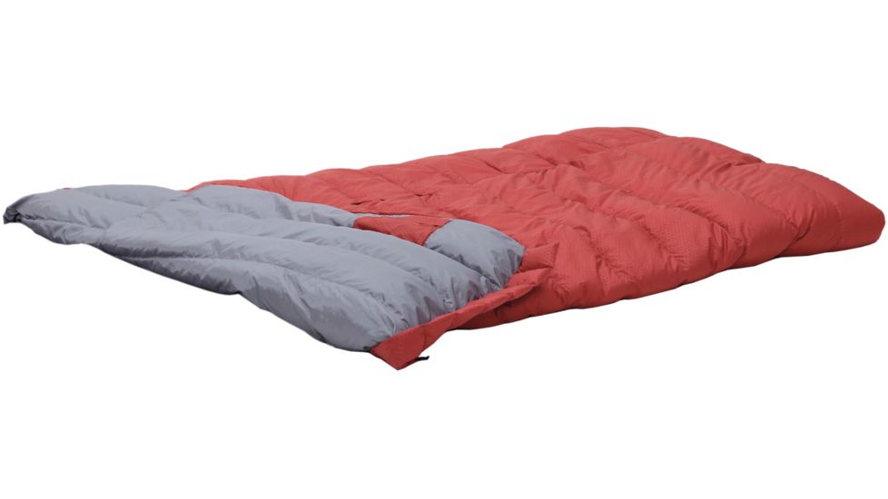 DeepSleep Uno 300 Plus Sleeping Bag 700 Duck Down-Red-Regular