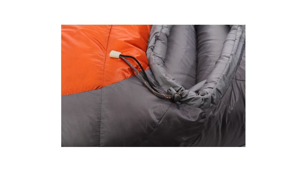 Exped Lite 500 Sleeping Bag, Terracota/Grey, Small Right, 7640120118587