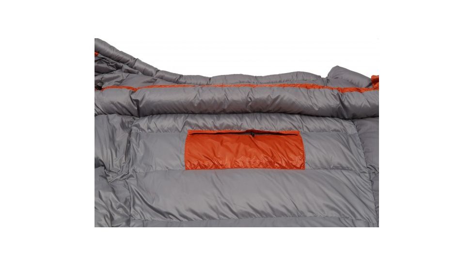 Exped Lite 500 Sleeping Bag, Terracota/Grey, Small Right, 7640120118587