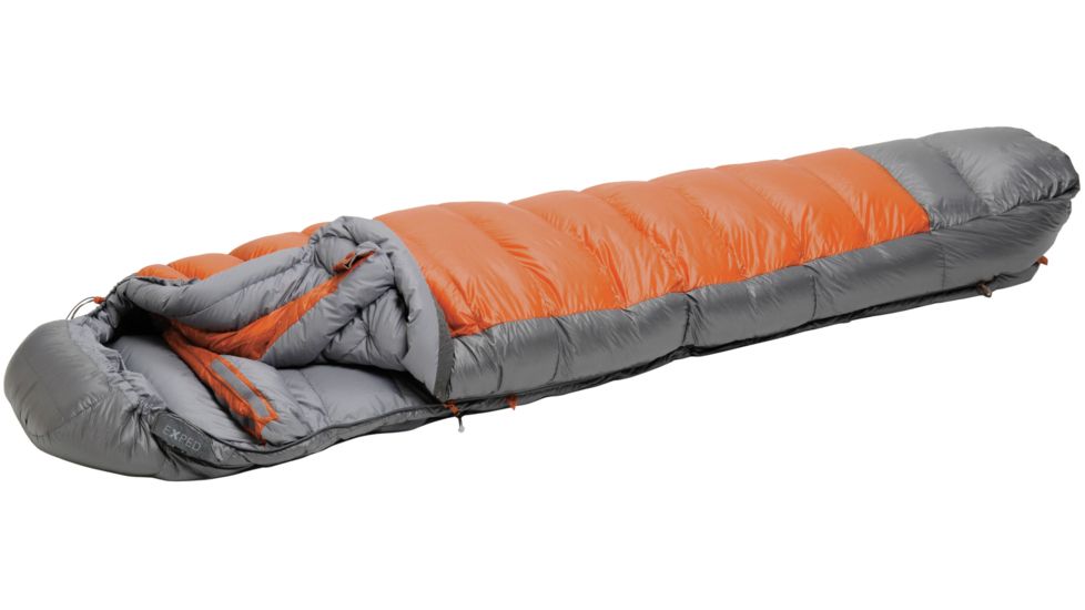 Lite 700 Sleeping Bag 800 Goose Down 3 Season-Terra Cotta-Large-Right