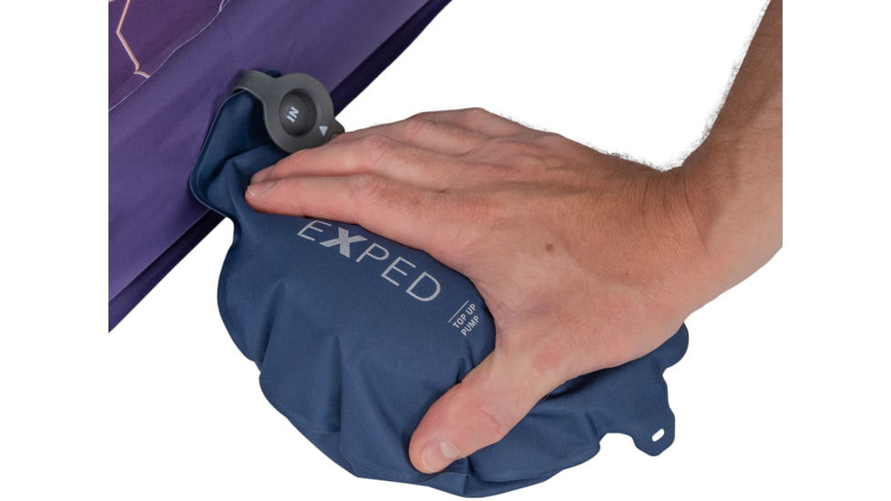 Exped MegaMat Print Sleeping Pad, Aubergine Print, Long Extra Wide, 7640277848924