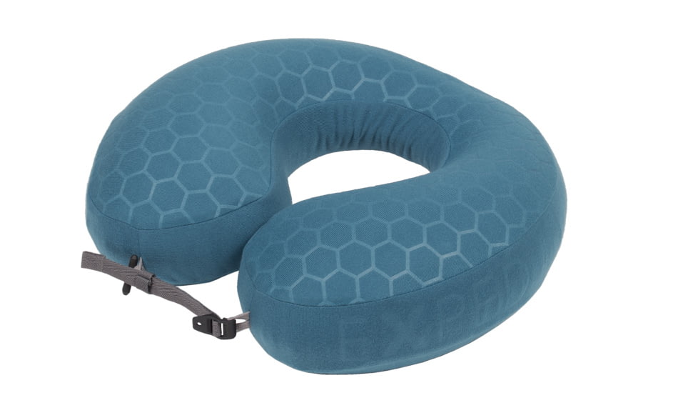 Exped Neck Pillow Deluxe, Deep Sea Blue, One Size, 7640171996622