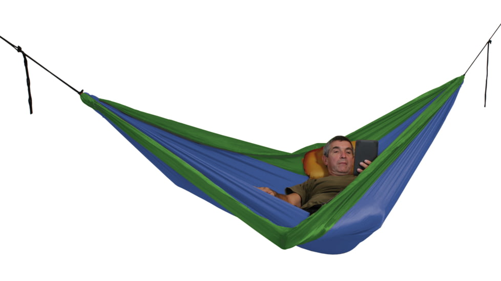 Exped Travel Hammock Duo-Emerald Green/Blue