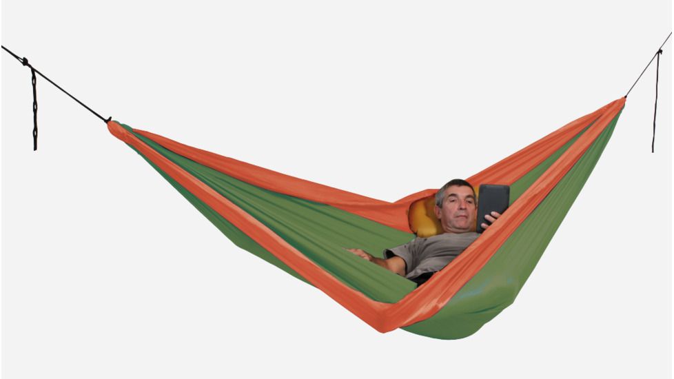 Exped Travel Hammock Duo-Terracotta/Moss Green