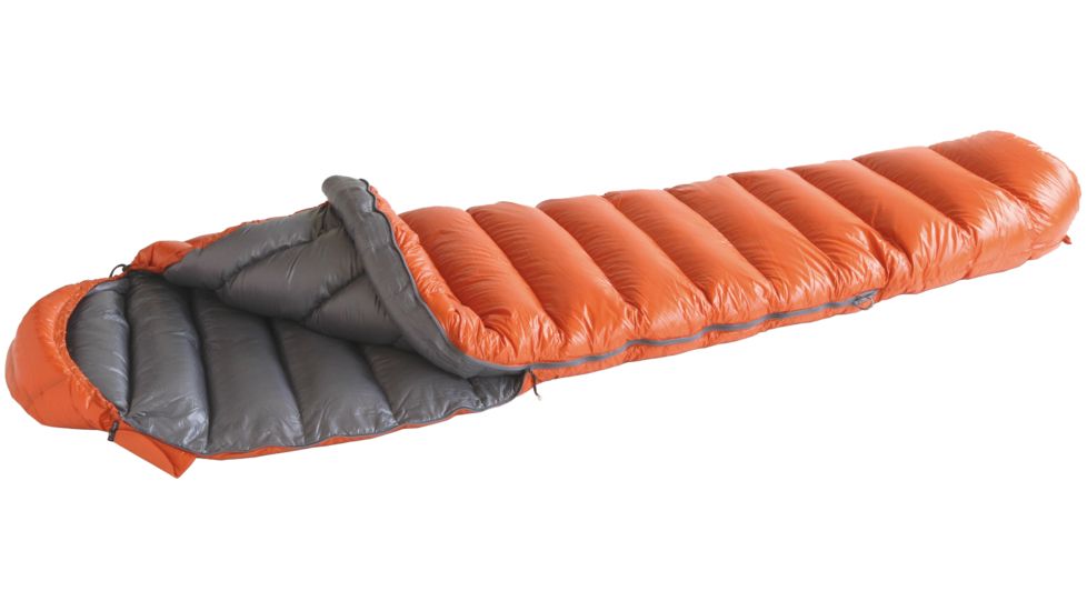 Exped Ultralite 700 Sleeping Bag 800 Goose Down-Terra Cotta-Medium-Right