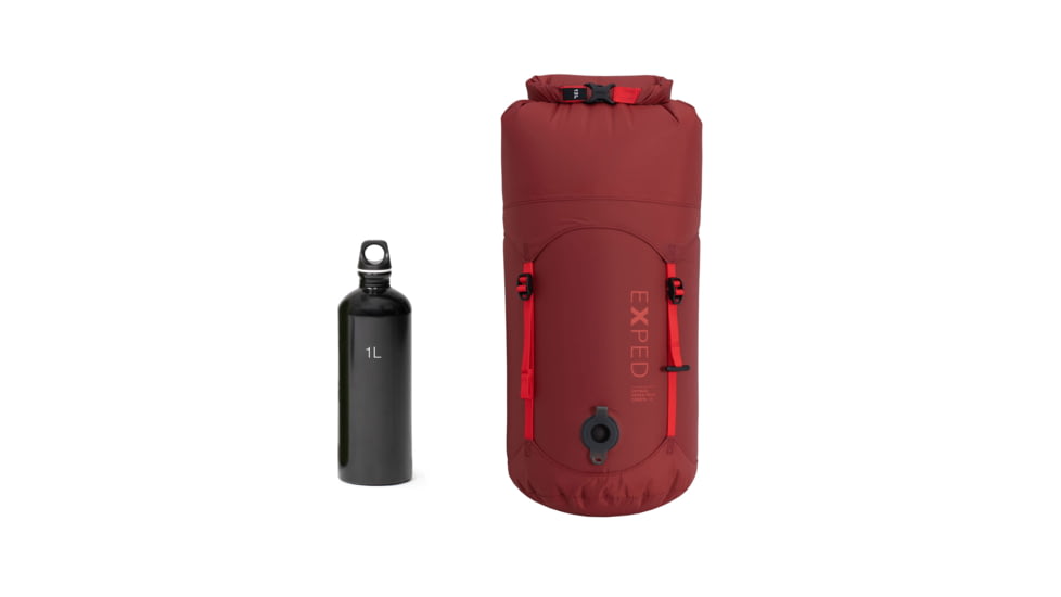 Exped Versa Telecompression Dry Bag, Burgundy, 13L, 7640277848689