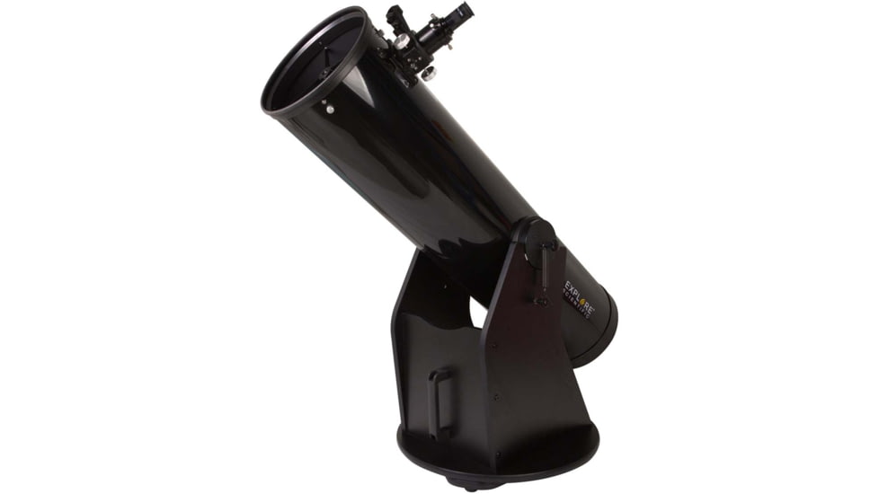 Explore Scientific 10-Inch f/4.4 Dobsonian Reflector Telescope, Black, ES-ON25447