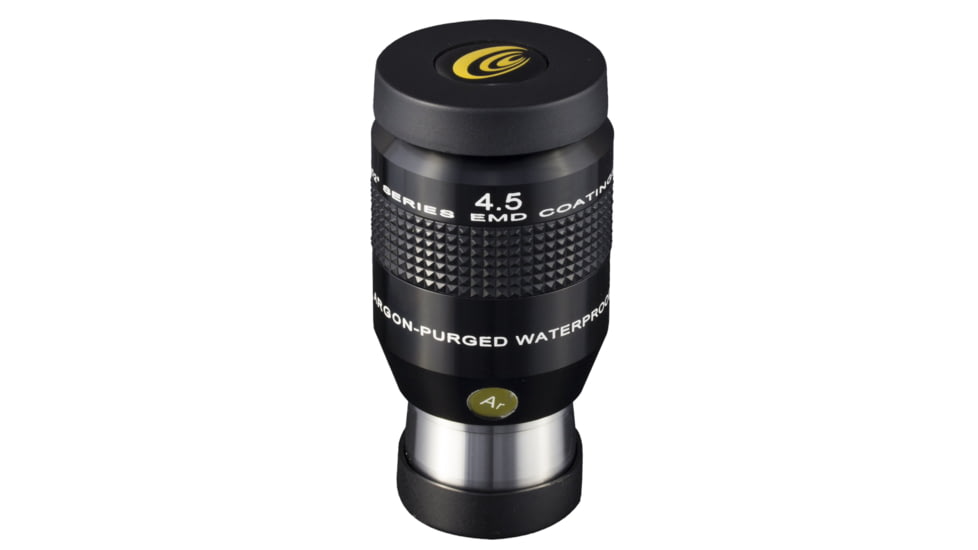 Explore Scientific 4.5 mm 52 Degrees Series Waterproof Eyepiece, Black w/ white lettering, ES logo, EPWP5245-01