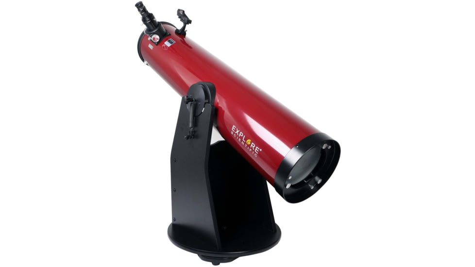 Explore Scientific 8-Inch f/5.9 Limited Edition Dobsonian Reflector Telescope, Ruby Red, ES-ON20859RR