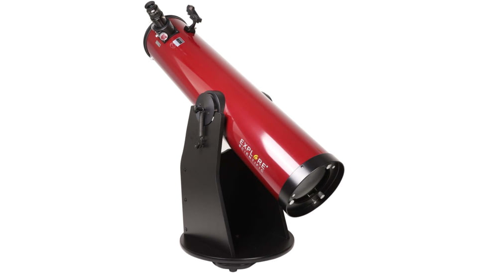 Explore Scientific 8-Inch f/5.9 Limited Edition Dobsonian Reflector Telescope, Ruby Red, ES-ON20859RR