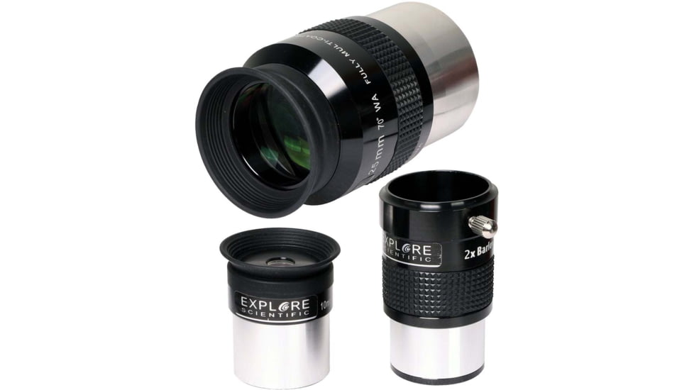 Explore Scientific 8-Inch f/5.9 Limited Edition Dobsonian Reflector Telescope, Ruby Red, ES-ON20859RR