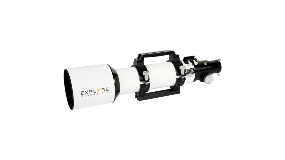 Explore Scientific ED 102 Classic White Essential Series f/7 Air Spaced Triplet Refractor Telescope ES-ED10207-01