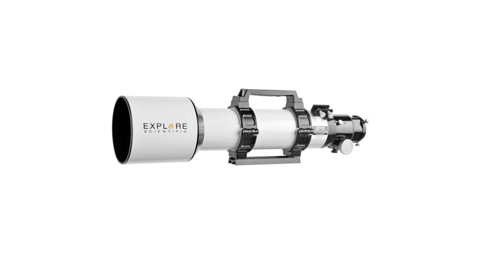 Explore Scientific ED102 Classic White Air Spaced Triplet,714mm Focal Length,2.5in HEX Focuser FCD100-10207-01