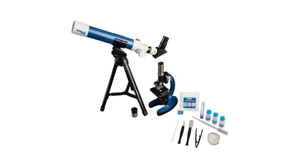 ExploreOne Apollo Telescope &amp; Micro Microscope Set with Case, 88-41101
