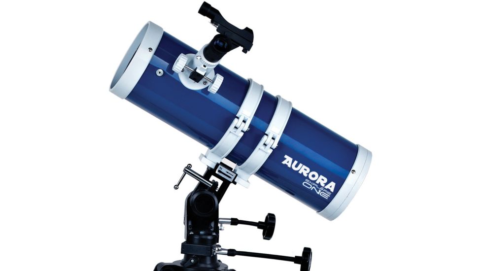 ExploreOne Aurora 114mm Slow Motion AZ Mount Telescope, 88-10114