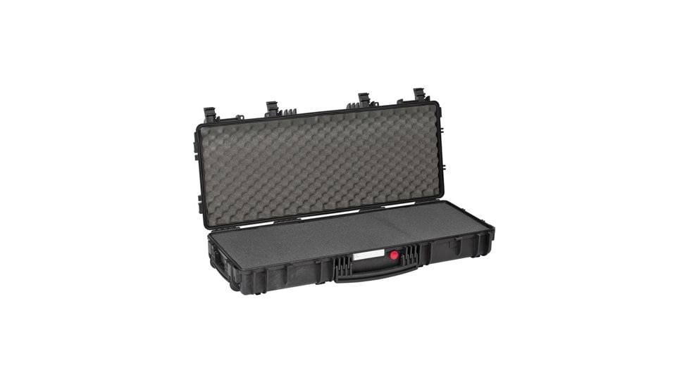 Explorer Cases EXPLORER RED TACTICAL GUN CASE - BLACK, PRE-CUBED FOAM 097E261B, EXPRED9413B