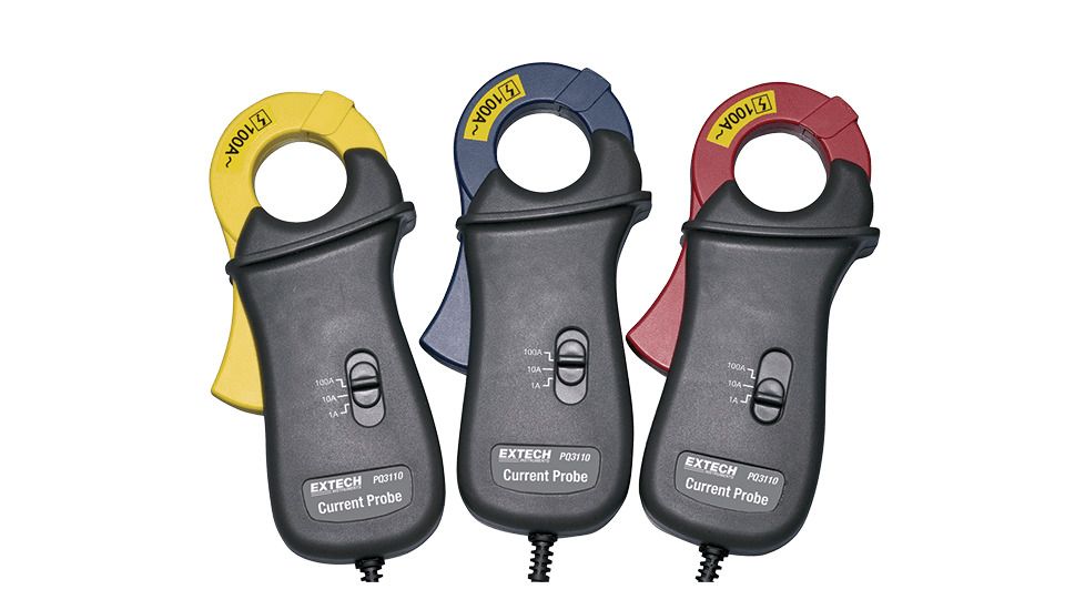 Extech Instruments 100A Clamps R, Y, B, PQ3110