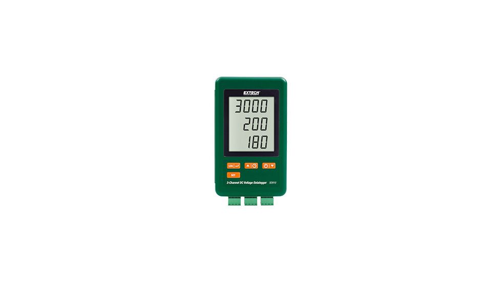 Extech Instruments 3-Channel Dc Voltage Datalogger, SD910