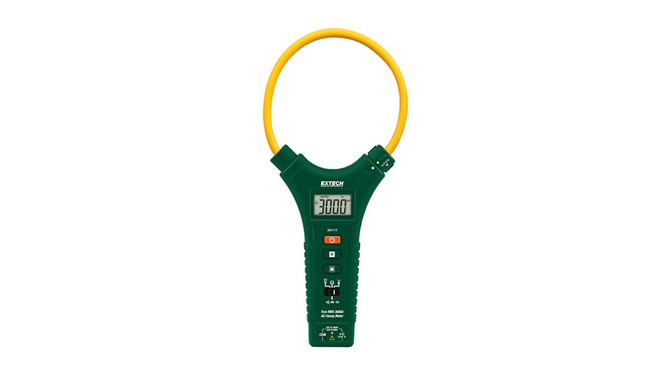 Extech Instruments Cat Iv True Rms 3000A Ac Flex Clamp Meter, MA3110
