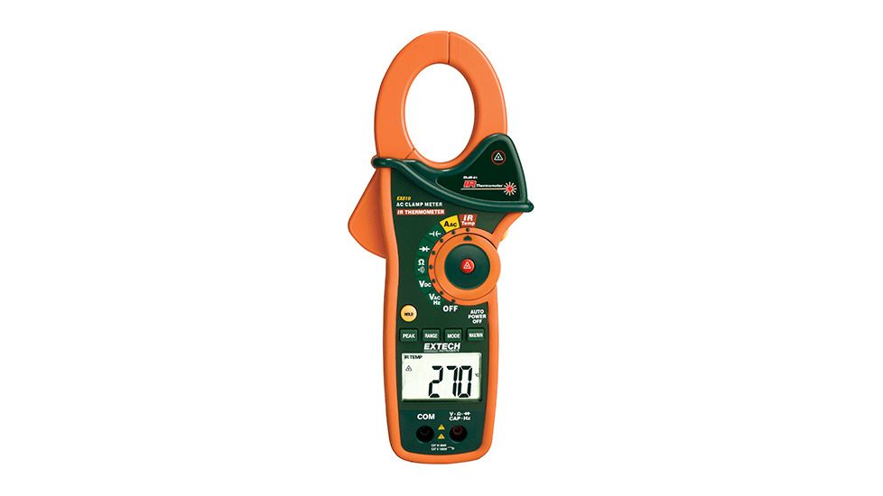 Extech Instruments Clamp Dmm + Ir Therm 1000 Amp Ac, EX810