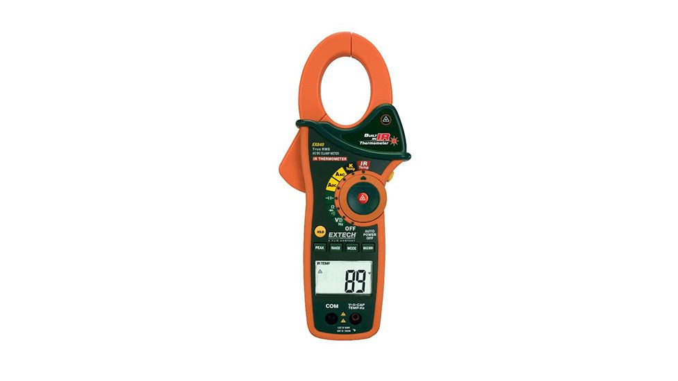 Extech Instruments Clamp Meter, Ac/Dc With Cat Iv Rating, EX840