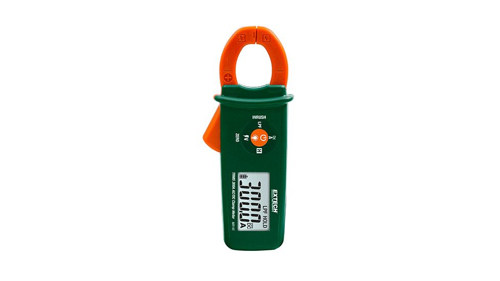 Extech Instruments Clamp Meter, Mini 300A, Ac/Dc W/Ncv, MA145