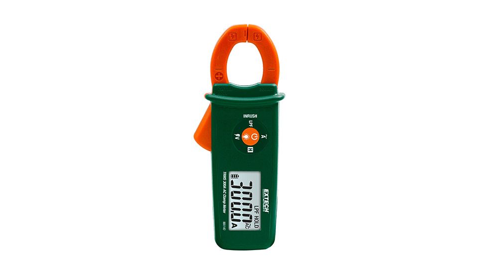 Extech Instruments Clamp Meter, Mini 300A, Ac W/Ncv, MA140