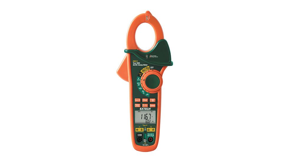 Extech Instruments Clamp Meter With Nist, Ex613, EX613-NIST