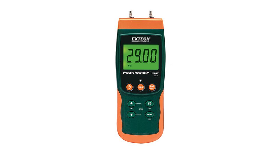 Extech Instruments Differential Pressure Manometer Datalogger 29Psi, SDL720
