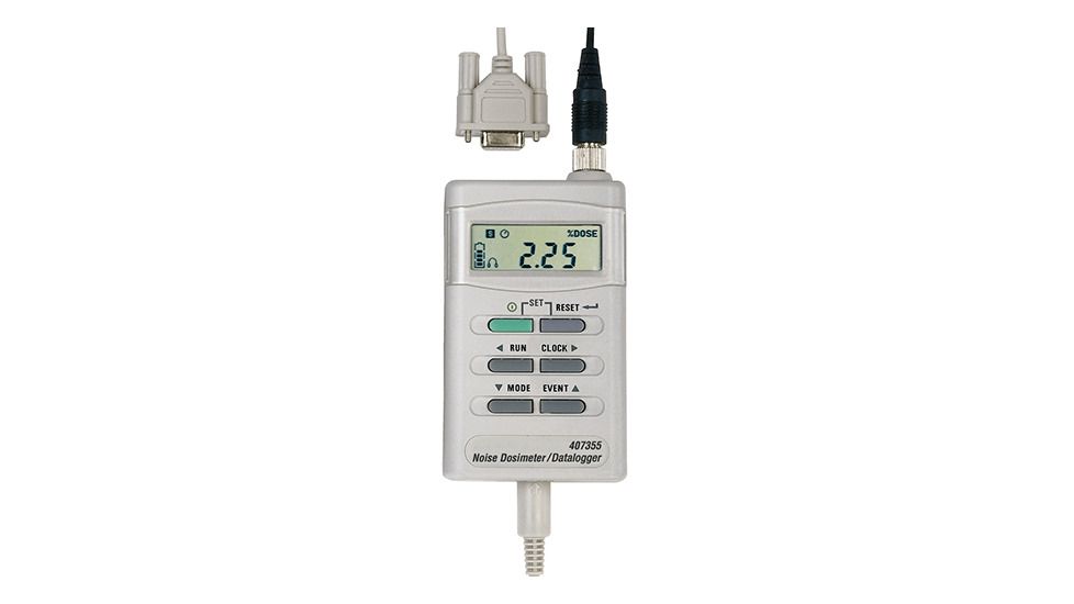 Extech Instruments Dosimeter, Personal W/Rs-232 Software/Cable, 407355