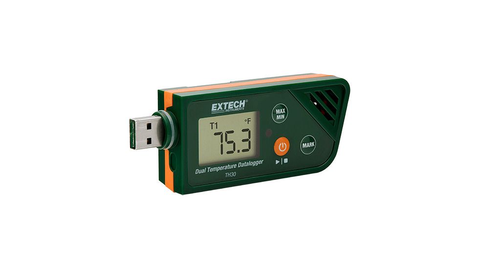 Extech Instruments Dual Temperature Datalogger Usb Includes Tp830, TH30